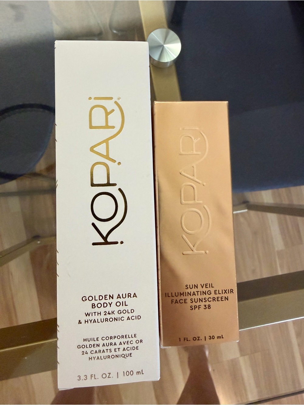 Kopari SPF Glow Duo Sun Veil SPF 38 + Sunglaze Setting Mist SPF 50 NEW